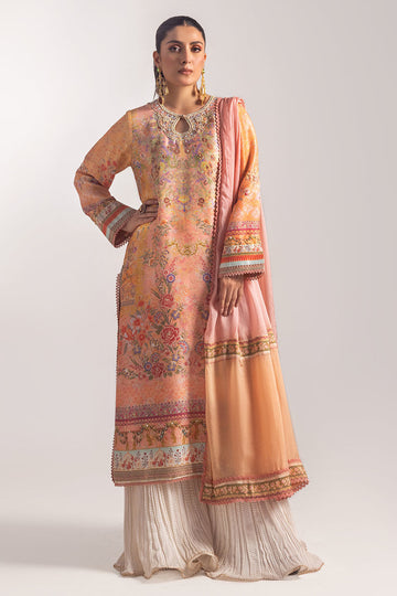 Ansab Jahangir | Digital Silk | Elora Shirt and Dupatta