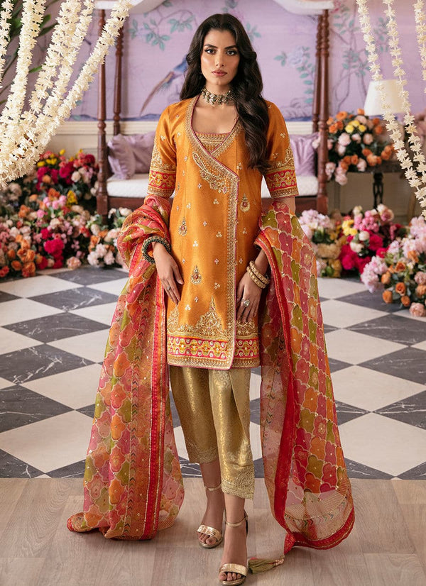 Farah Talib Aziz | Mayna Festive Luxe | Sarv - Hoorain Designer Wear - Pakistani Ladies Branded Stitched Clothes in United Kingdom, United states, CA and Australia
