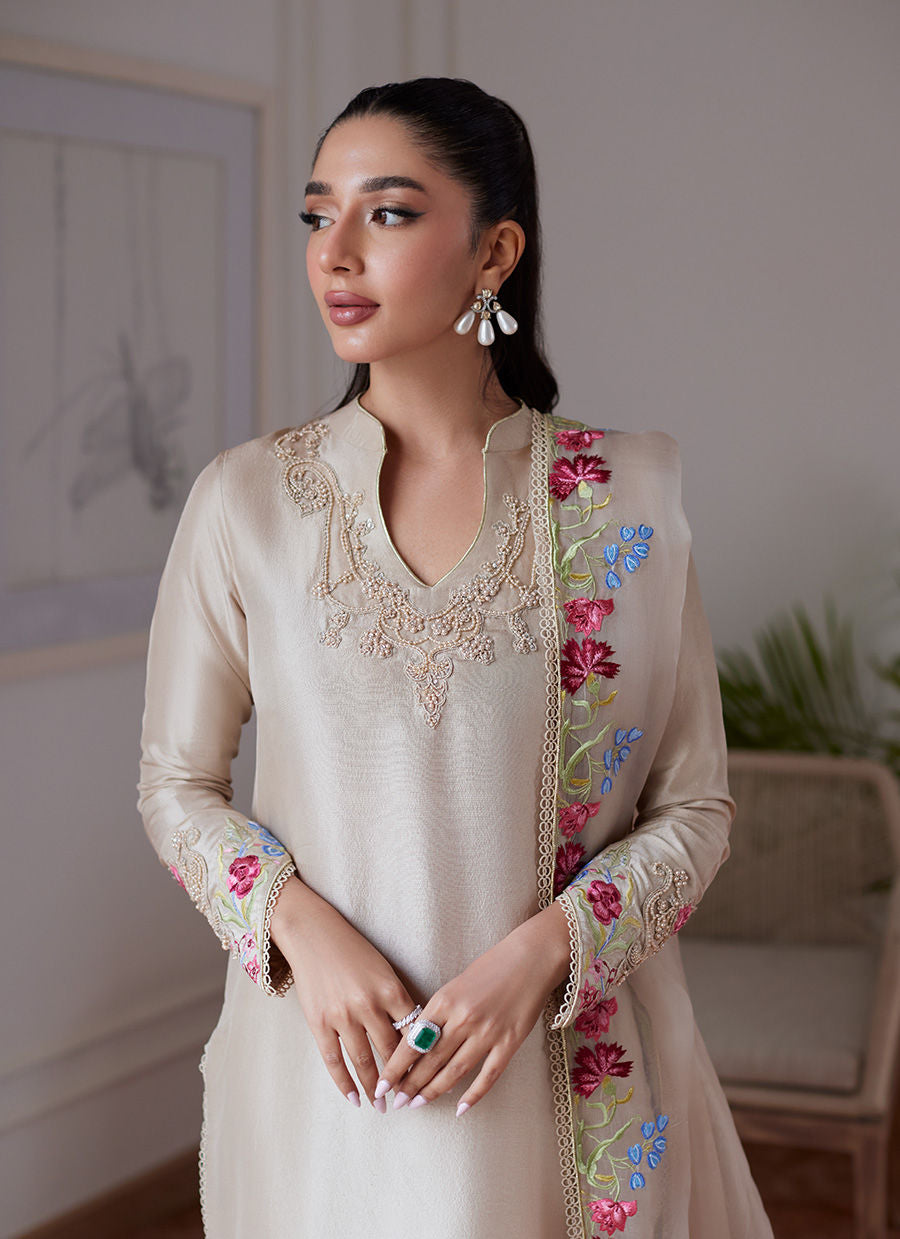 Farah Talib Aziz | Luna Eid Collection 24 | LIARA SAND - Pakistani Clothes for women, in United Kingdom and United States