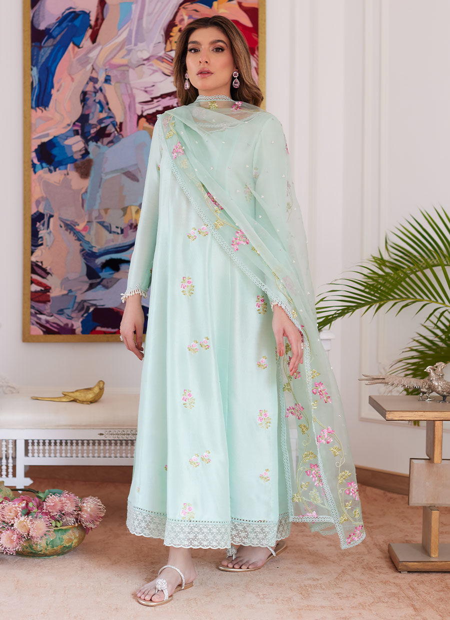 Farah Talib Aziz | Luna Eid Collection 24 | ELYSSIA MINT - Pakistani Clothes for women, in United Kingdom and United States