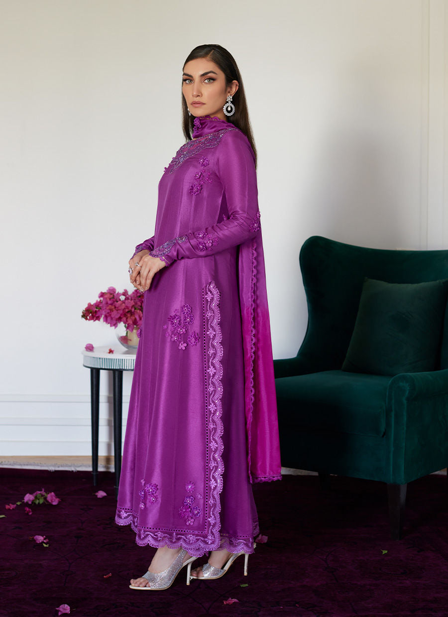 Farah Talib Aziz | Luna Eid Collection 24 | TIERRA MUTED MAGENTA - Pakistani Clothes for women, in United Kingdom and United States