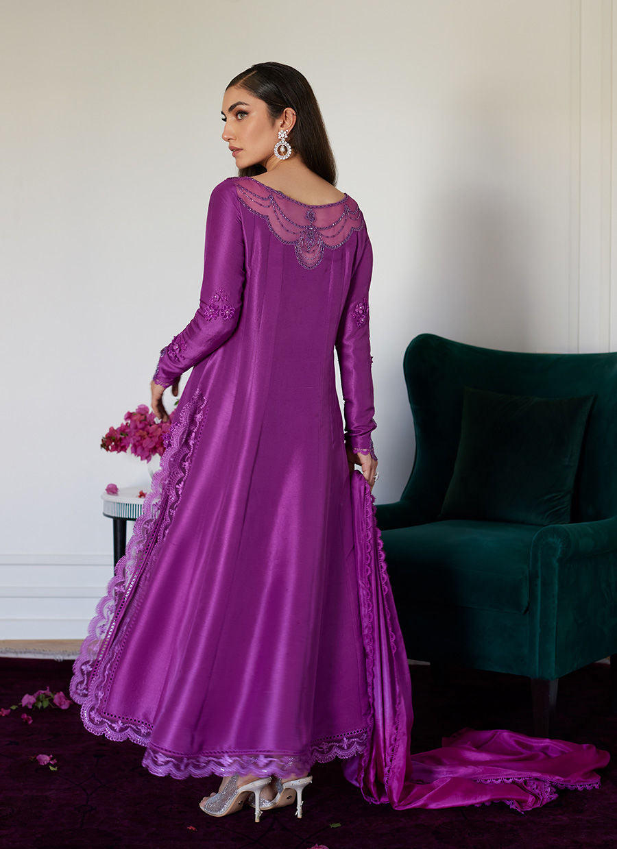 Farah Talib Aziz | Luna Eid Collection 24 | TIERRA MUTED MAGENTA - Pakistani Clothes for women, in United Kingdom and United States