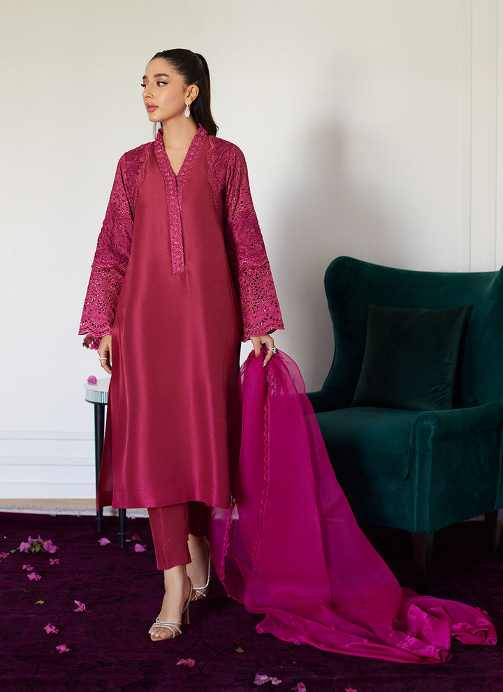 Farah Talib Aziz | Luna Eid Collection 24 | HONORINE MAGENTA - Pakistani Clothes for women, in United Kingdom and United States