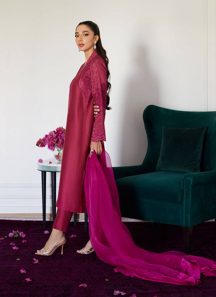 Farah Talib Aziz | Luna Eid Collection 24 | HONORINE MAGENTA - Pakistani Clothes for women, in United Kingdom and United States