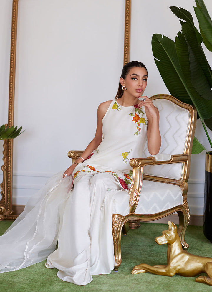 Farah Talib Aziz | Luna Eid Collection 24 | JULIET IVORY - Hoorain Designer Wear - Pakistani Ladies Branded Stitched Clothes in United Kingdom, United states, CA and Australia