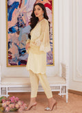 Farah Talib Aziz | Luna Eid Collection 24 | ESMERALDA PASTEL YELLOW - Pakistani Clothes for women, in United Kingdom and United States