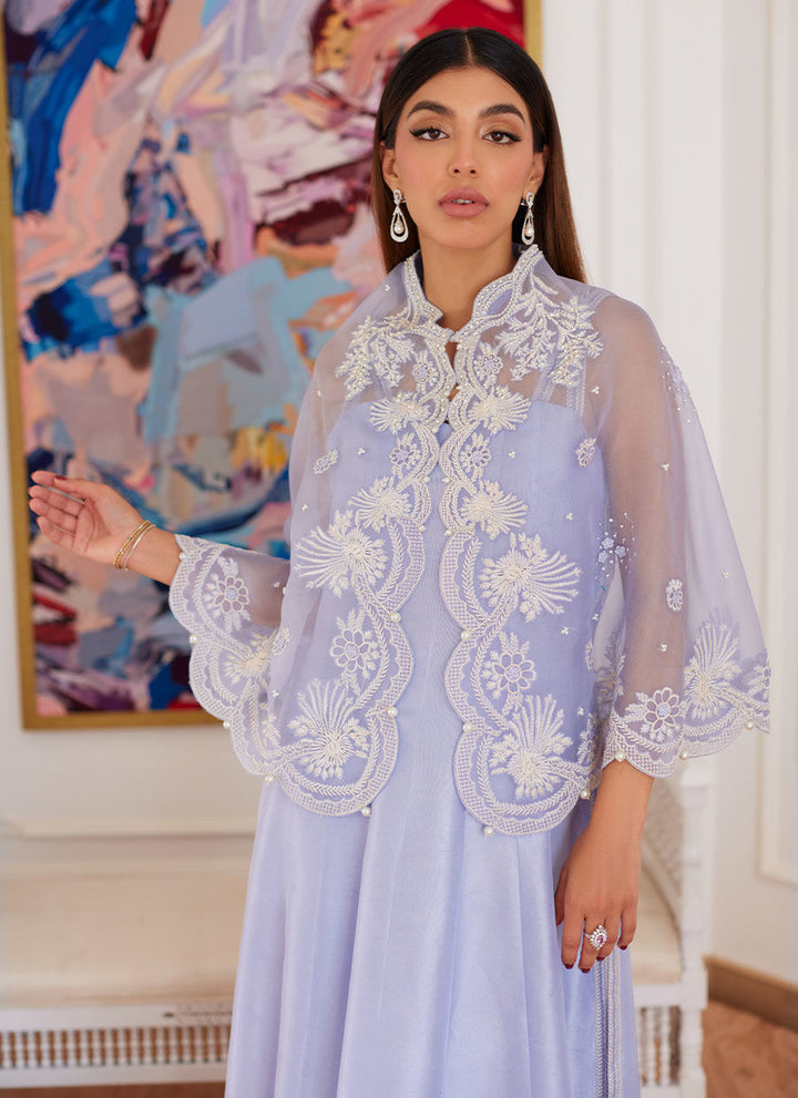 Farah Talib Aziz | Luna Eid Collection 24 | FLEUR LAVENDER - Hoorain Designer Wear - Pakistani Ladies Branded Stitched Clothes in United Kingdom, United states, CA and Australia