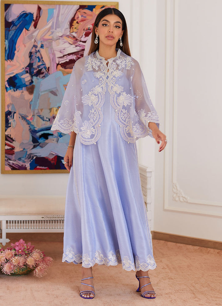 Farah Talib Aziz | Luna Eid Collection 24 | FLEUR LAVENDER - Hoorain Designer Wear - Pakistani Ladies Branded Stitched Clothes in United Kingdom, United states, CA and Australia