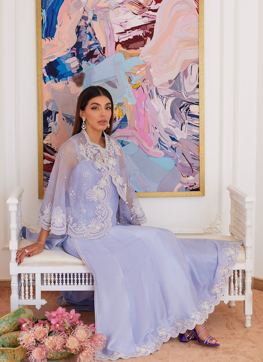 Farah Talib Aziz | Luna Eid Collection 24 | FLEUR LAVENDER - Pakistani Clothes for women, in United Kingdom and United States