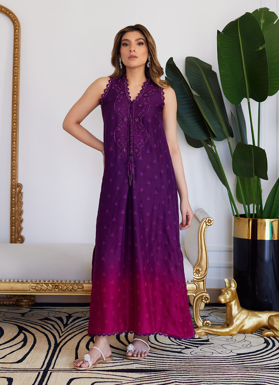 Farah Talib Aziz | Luna Eid Collection 24 | VIOLETTE WILD BERRY OMBRE - Pakistani Clothes for women, in United Kingdom and United States