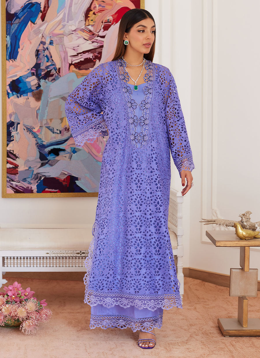 Farah Talib Aziz | Luna Eid Collection 24 | EVANTHIA PERIWINKLE - Pakistani Clothes for women, in United Kingdom and United States