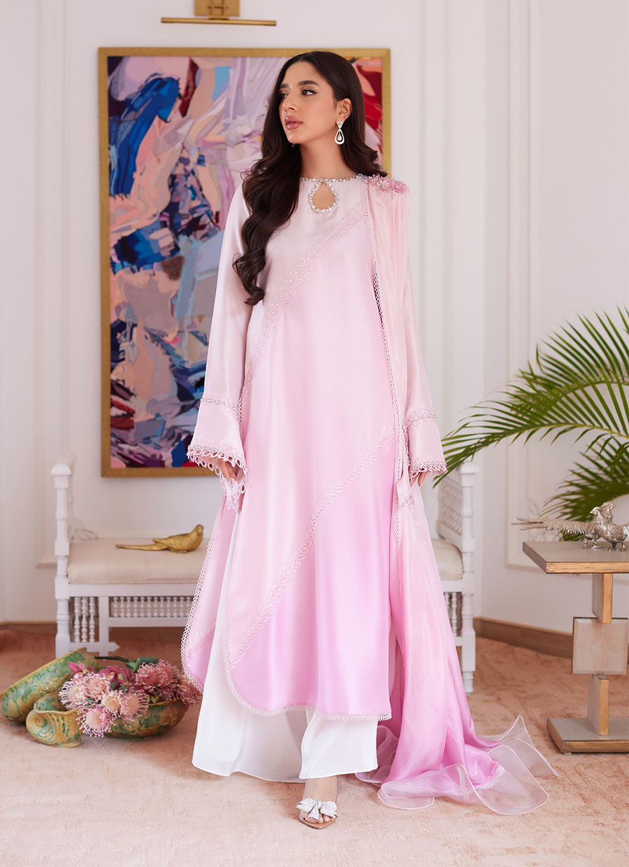 Farah Talib Aziz | Luna Eid Collection 24 | RELLIA BABY PINK - Pakistani Clothes for women, in United Kingdom and United States