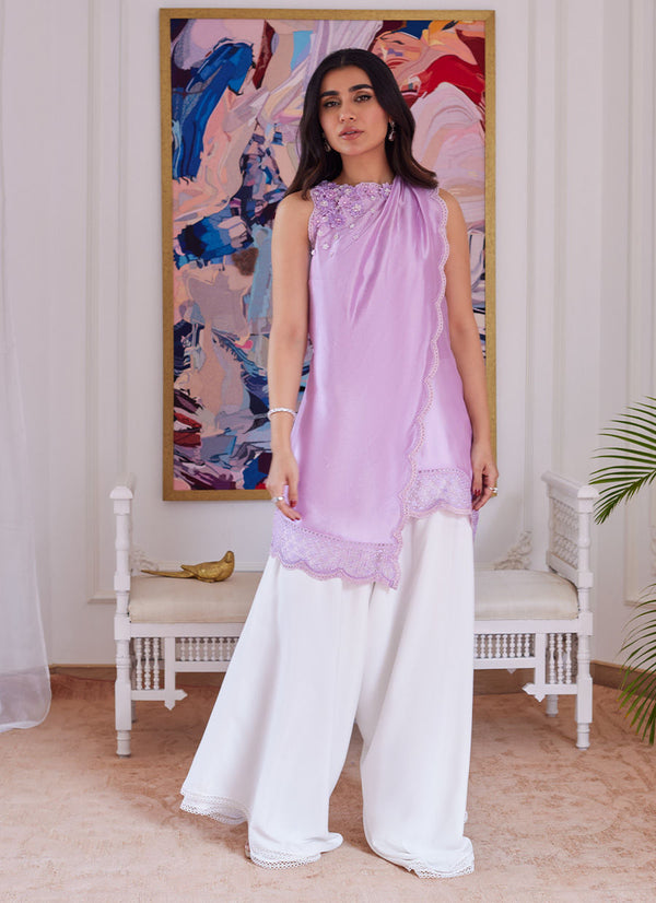 Farah Talib Aziz | Luna Eid Collection 24 | SUZETTE LAVENDER - Hoorain Designer Wear - Pakistani Ladies Branded Stitched Clothes in United Kingdom, United states, CA and Australia