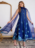 Farah Talib Aziz | Luna Eid Collection 24 | ELSYEE ROYAL BLUE - Pakistani Clothes for women, in United Kingdom and United States