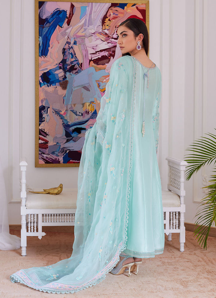 Farah Talib Aziz | Luna Eid Collection 24 | AURELLA MINT - Hoorain Designer Wear - Pakistani Ladies Branded Stitched Clothes in United Kingdom, United states, CA and Australia