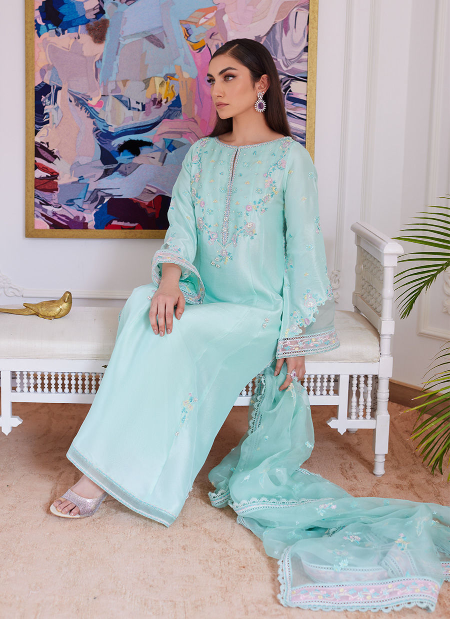 Farah Talib Aziz | Luna Eid Collection 24 | AURELLA MINT - Pakistani Clothes for women, in United Kingdom and United States