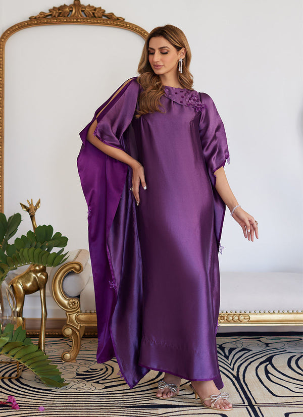 Farah Talib Aziz | Luna Eid Collection 24 | MAYLONE SPARKLING GRAPE - Hoorain Designer Wear - Pakistani Ladies Branded Stitched Clothes in United Kingdom, United states, CA and Australia