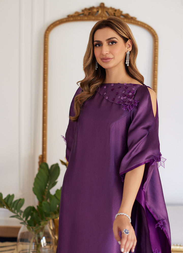 Farah Talib Aziz | Luna Eid Collection 24 | MAYLONE SPARKLING GRAPE - Pakistani Clothes for women, in United Kingdom and United States