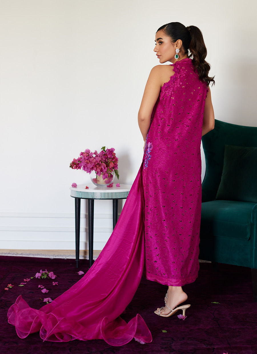 Farah Talib Aziz | Luna Eid Collection 24 | CLARIENE HOT PINK - Pakistani Clothes for women, in United Kingdom and United States