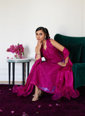 Farah Talib Aziz | Luna Eid Collection 24 | CLARIENE HOT PINK - Pakistani Clothes for women, in United Kingdom and United States