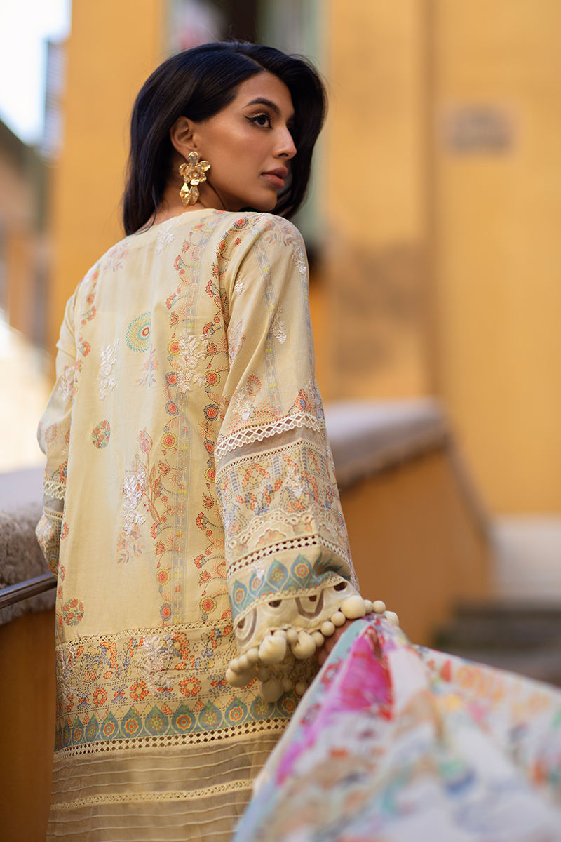 Ansab Jahangir | Zoha Luxury Lawn 25 | Mangosteen