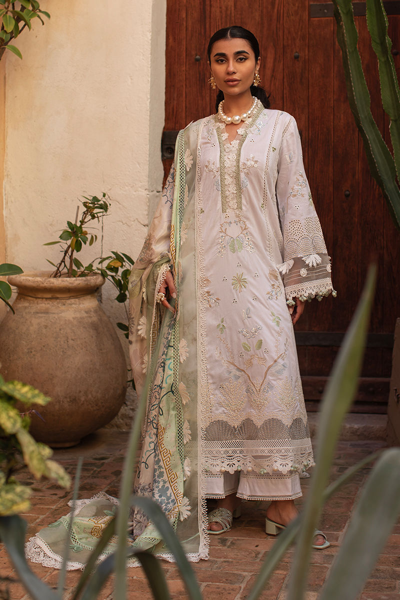 Ansab Jahangir | Zoha Luxury Lawn 25 | Baby’s Breath