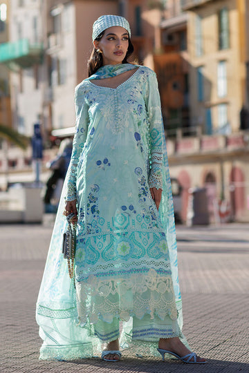 Ansab Jahangir | Zoha Luxury Lawn 25 | Ice Crystal