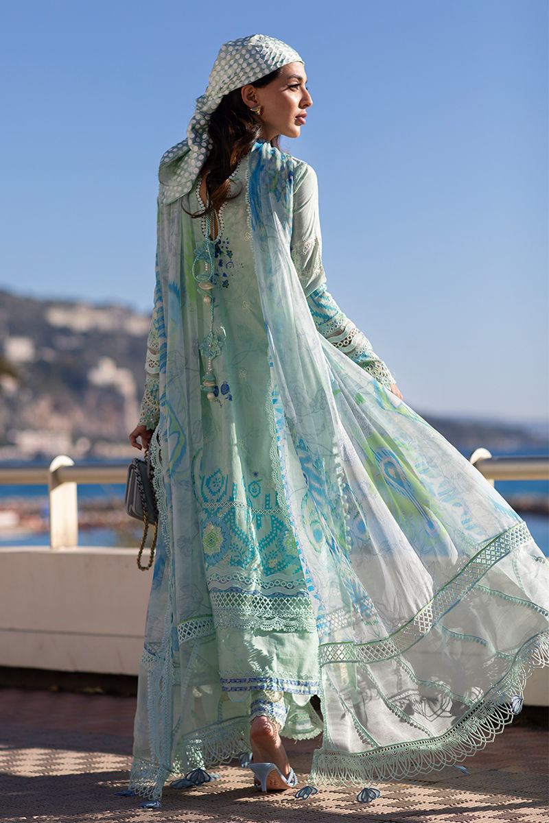 Ansab Jahangir | Zoha Luxury Lawn 25 | Ice Crystal