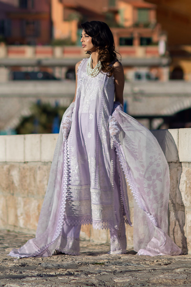 Ansab Jahangir | Zoha Luxury Lawn 25 | French Lavender