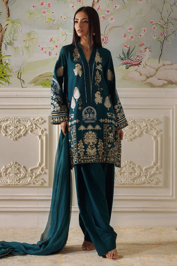 Annus Abrar | Elemental Festive | Qirat (Shirt, Pants and Dupatta)