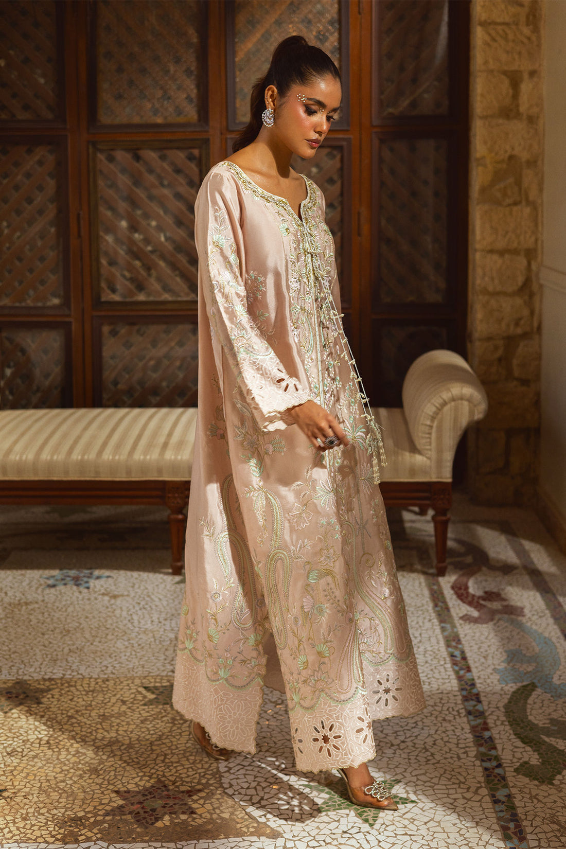 Annus Abrar | Leah Luxury Pret |Aniya Shirt