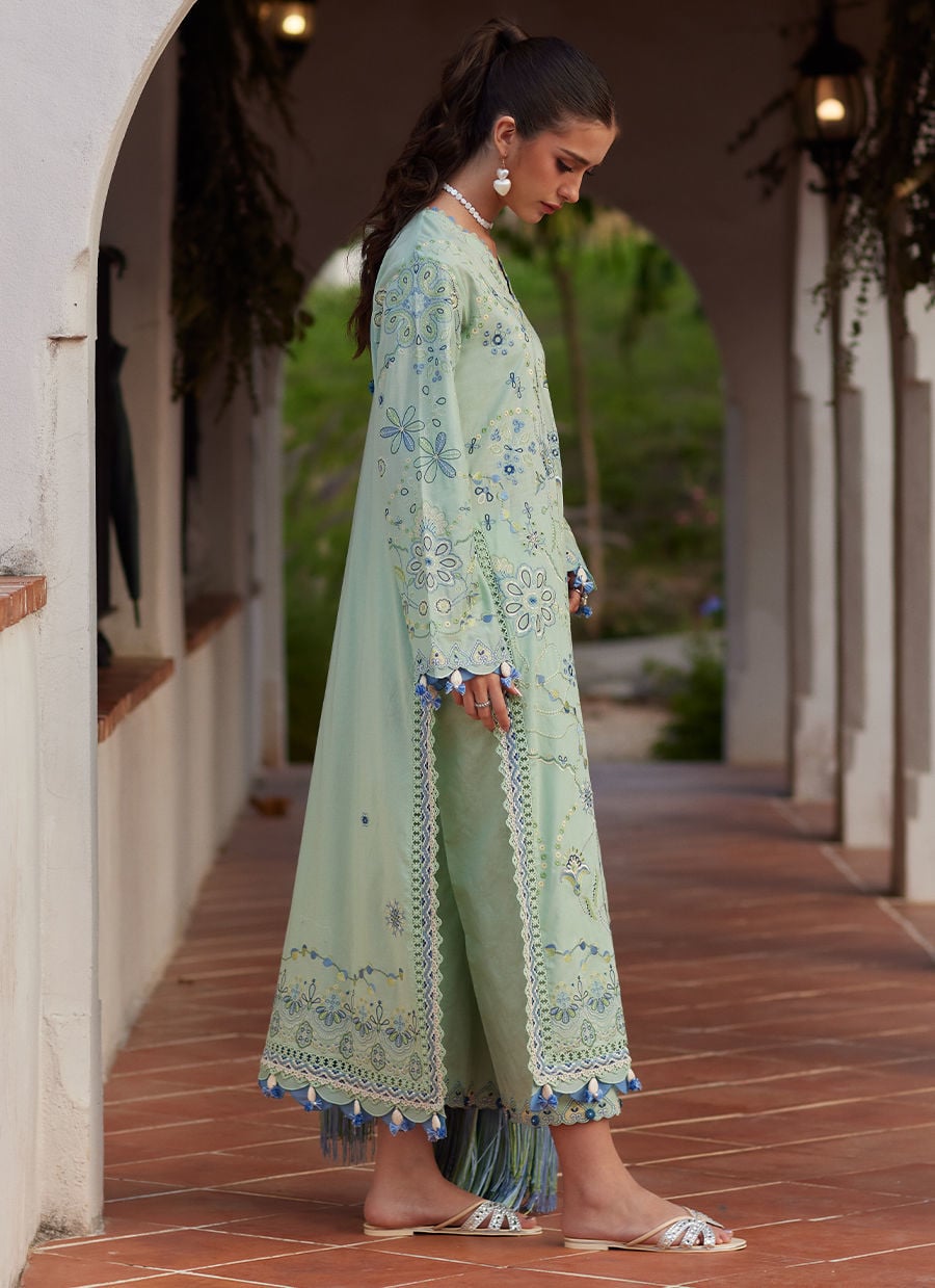 Wear Farah Talib Aziz Mint Green Asian Wedding Dress Farah Talib Aziz Suay  Luxury Lawn Collection