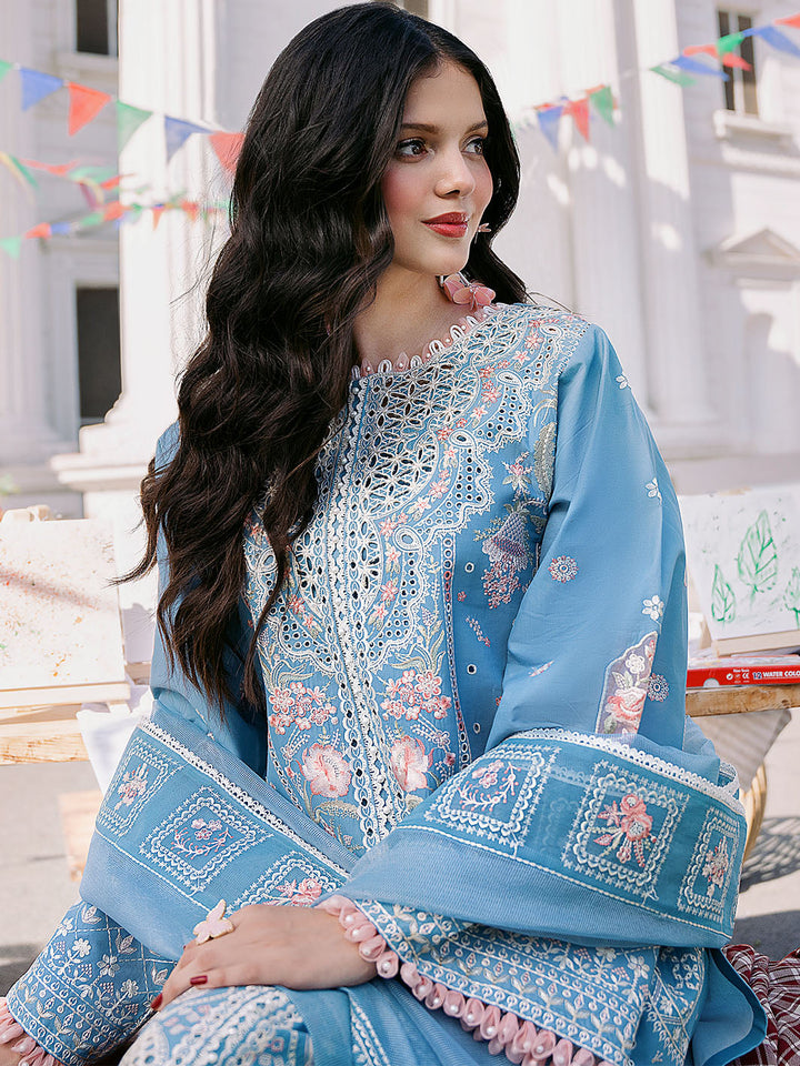 Bin Ilyas | Clara Embroidered Lawn 24 | 212 - A - Hoorain Designer Wear - Pakistani Designer Clothes for women, in United Kingdom, United states, CA and Australia