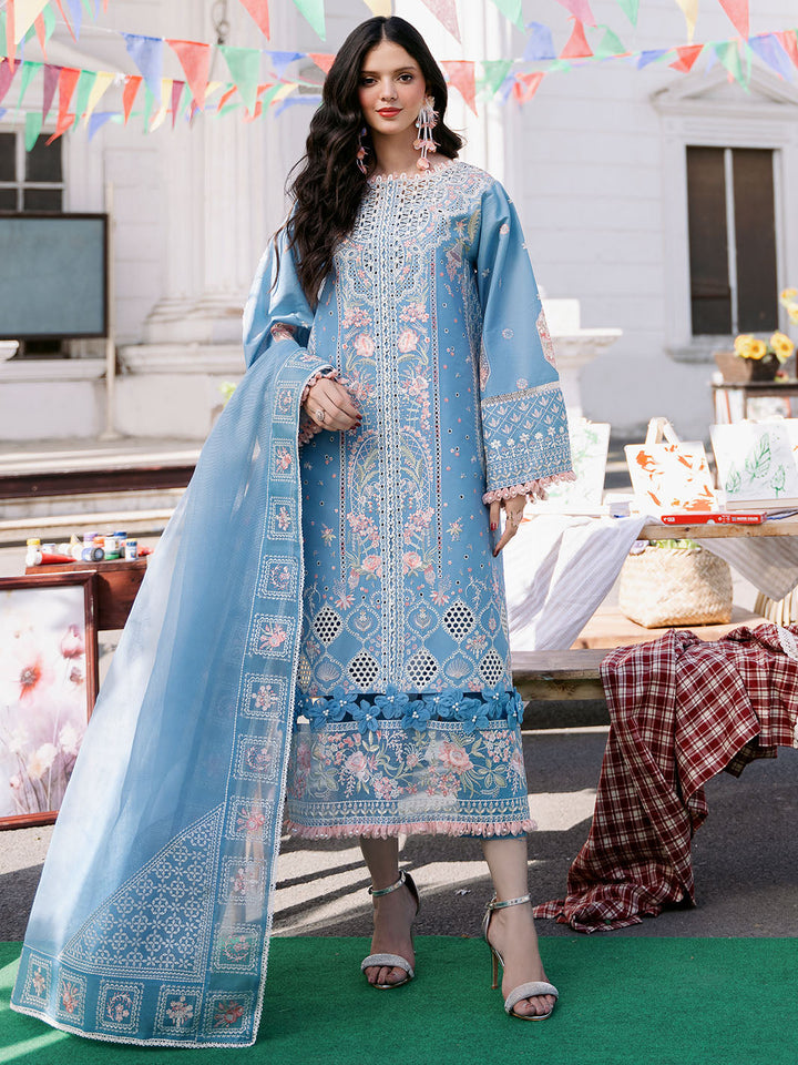 Bin Ilyas | Clara Embroidered Lawn 24 | 212 - A - Hoorain Designer Wear - Pakistani Designer Clothes for women, in United Kingdom, United states, CA and Australia