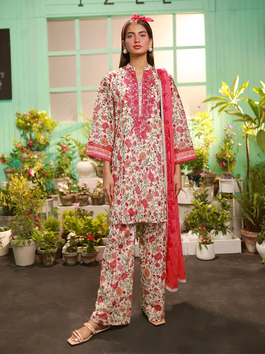 Salitex | Izel Lawn 24 | LUXURY LAWN EMBROIDERED SUIT