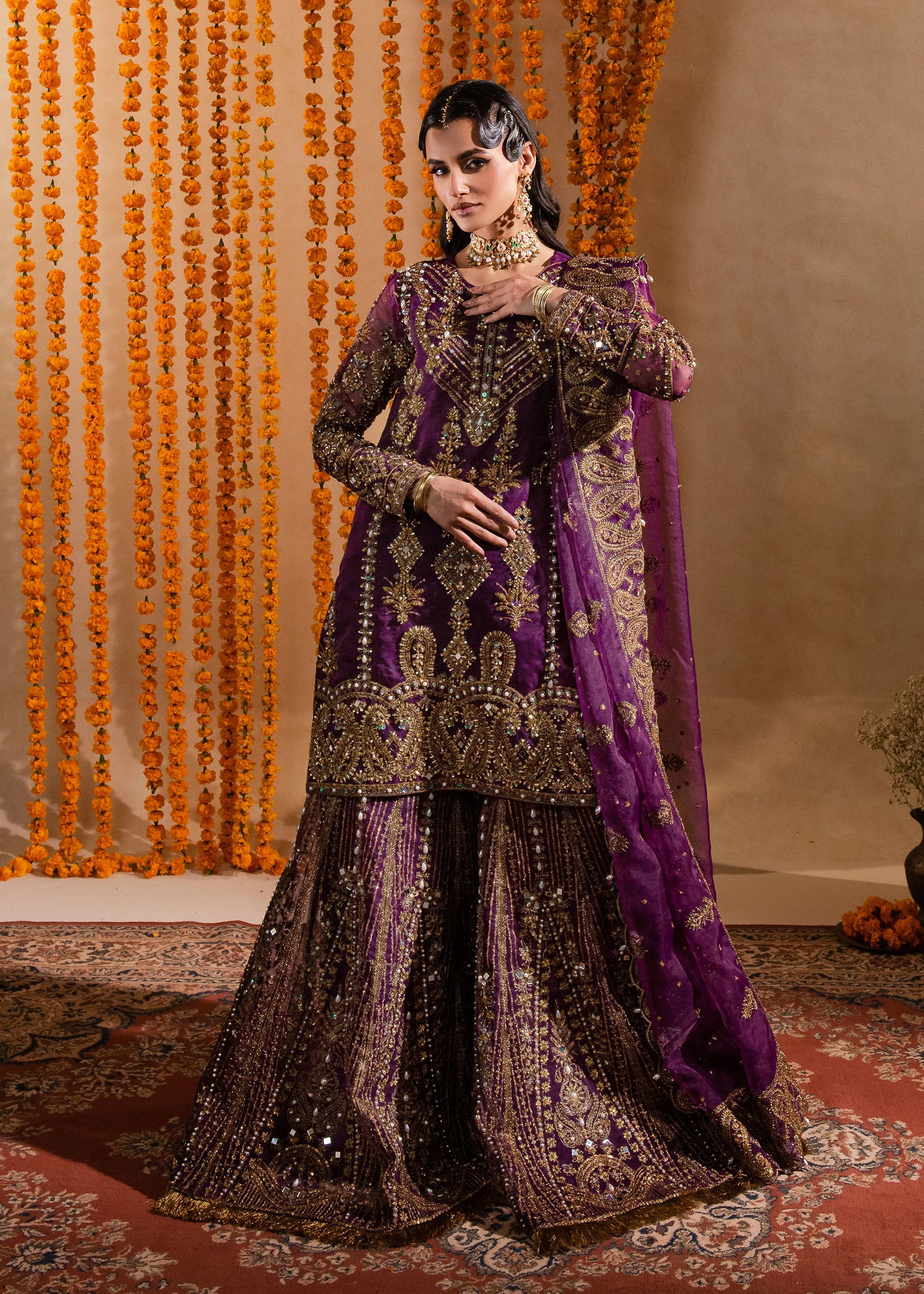 Maria Osama Khan | Sajni Wedding Festive | Yashfa - Pakistani Clothes for women, in United Kingdom and United States