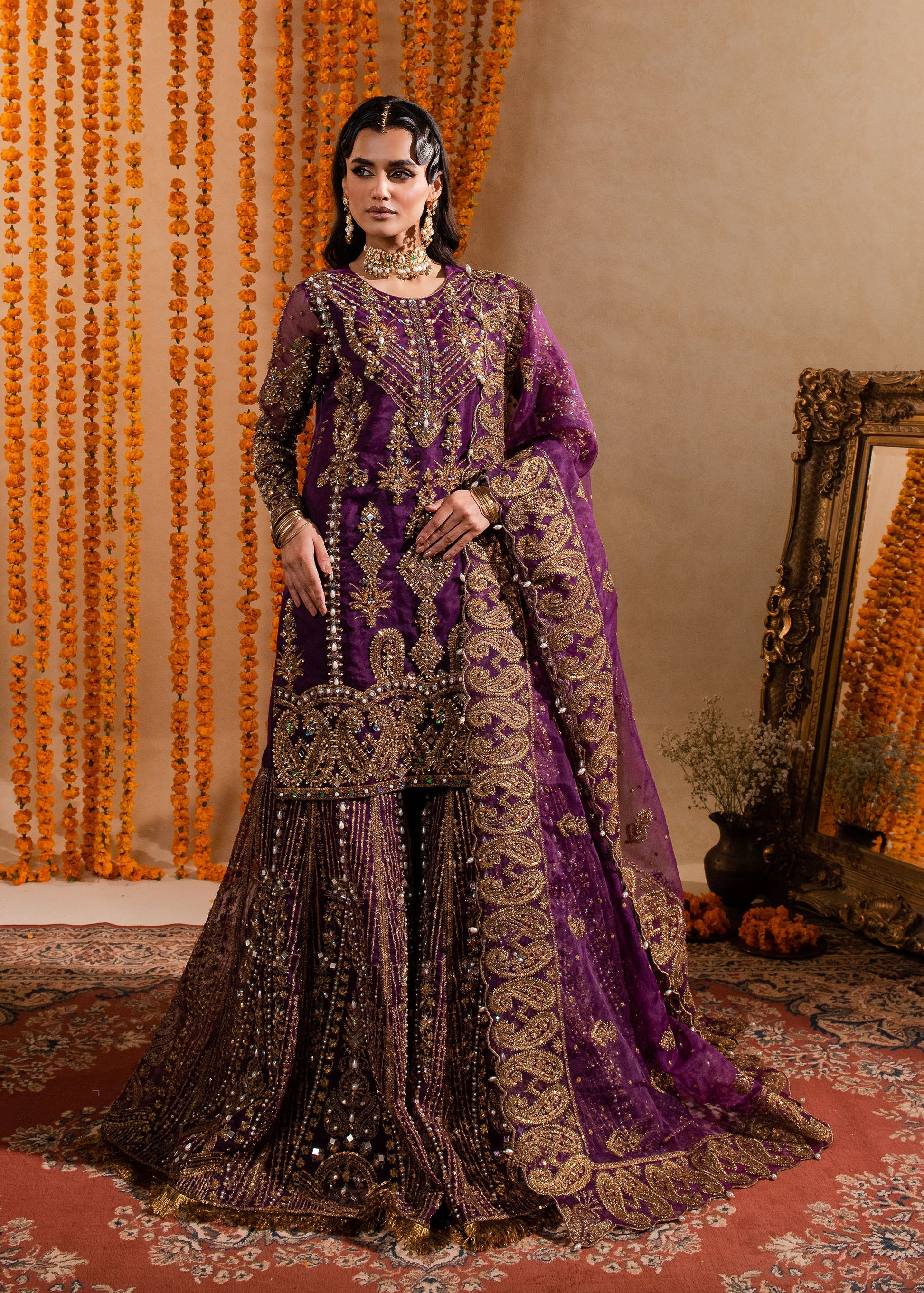 Maria Osama Khan | Sajni Wedding Festive | Yashfa - Pakistani Clothes for women, in United Kingdom and United States