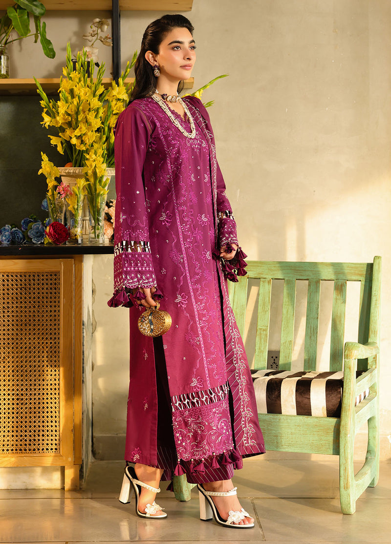 Sahane | In Laws in Lawn Eid Edit |   CT-21002 Berry