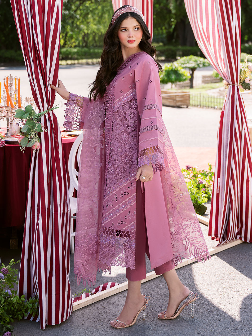 Bin Ilyas | Clara Embroidered Lawn 24 | 215 - A - Pakistani Clothes for women, in United Kingdom and United States