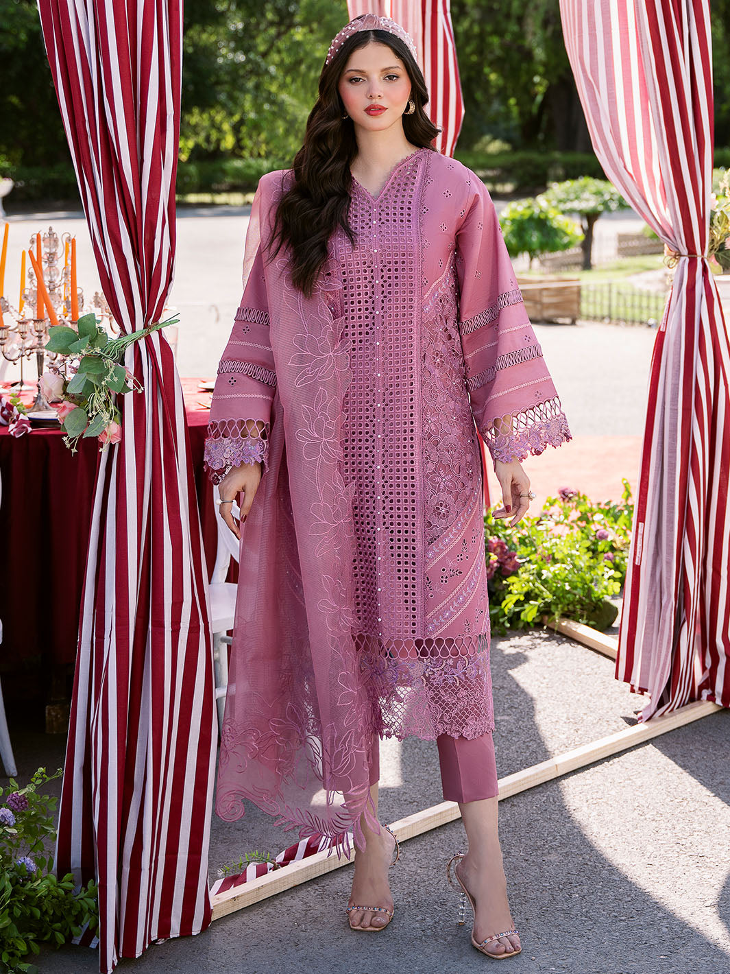 Bin Ilyas | Clara Embroidered Lawn 24 | 215 - A - Pakistani Clothes for women, in United Kingdom and United States