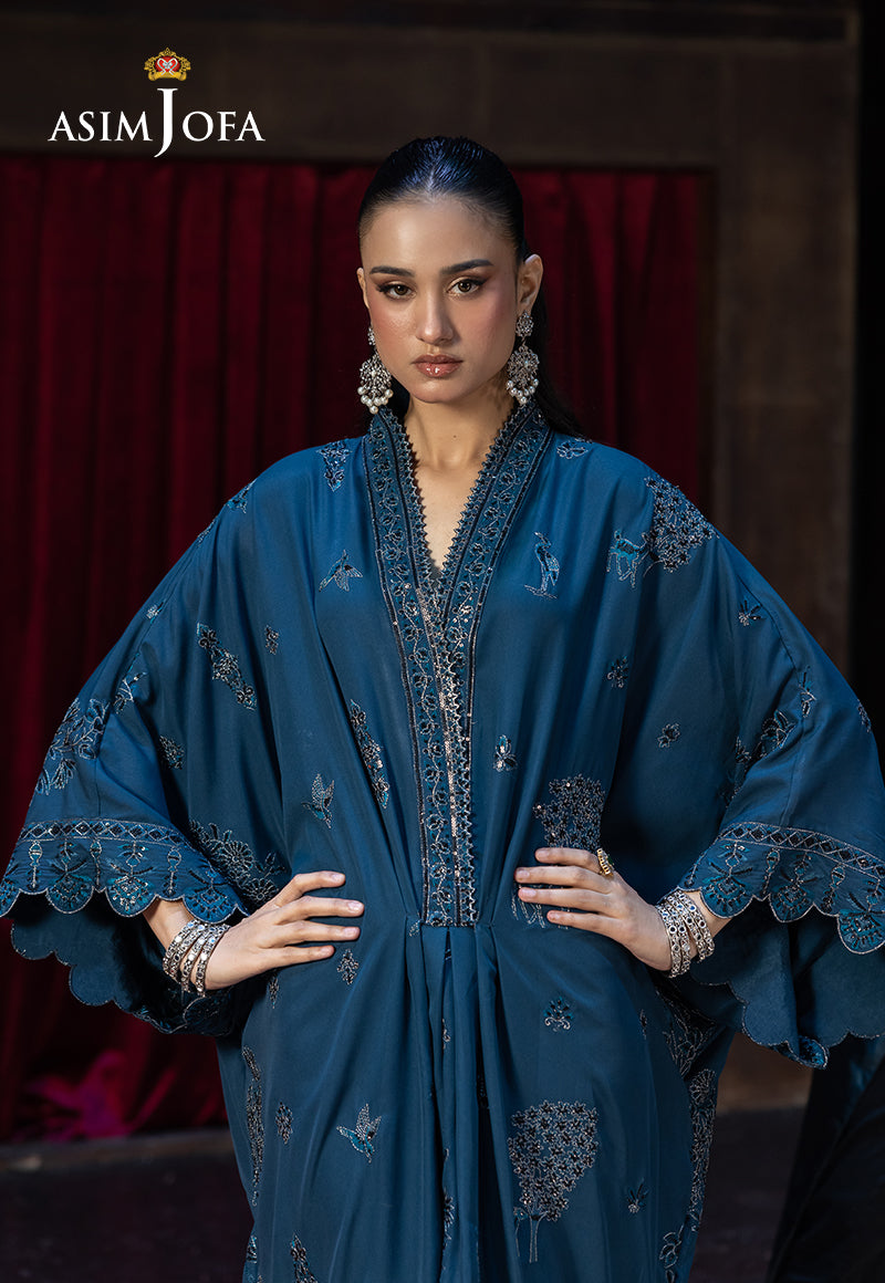 Asim Jofa | Festive Opulence | AJFO-01 EMBROIDERED BOSKI SILK 1 PC S Asim Jofa | Festive Opulence | AJFO-01 EMBROIDERED BOSKI SILK 1 PC S