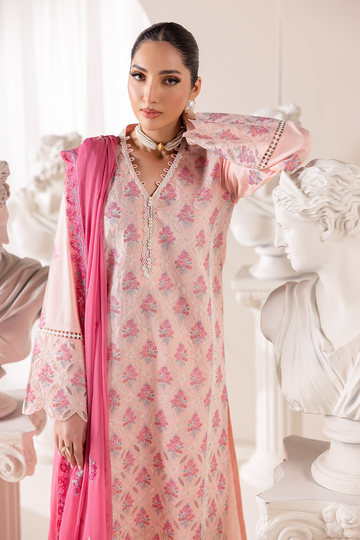 Rajbari | Premium Edition |Embroidered Chiffon Dopatta 02
