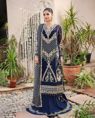 Roheenaz | Aangan Chiffon Collection 25 | Nilofar