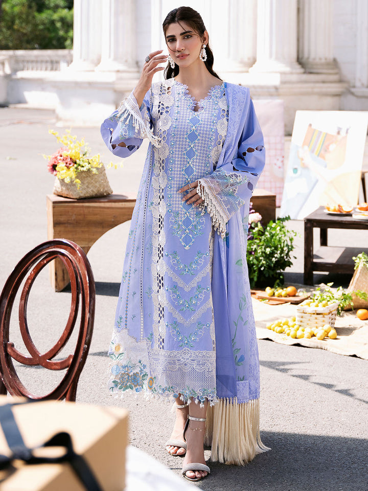 Bin Ilyas | Clara Embroidered Lawn 24 | 213 - A - Hoorain Designer Wear - Pakistani Designer Clothes for women, in United Kingdom, United states, CA and Australia