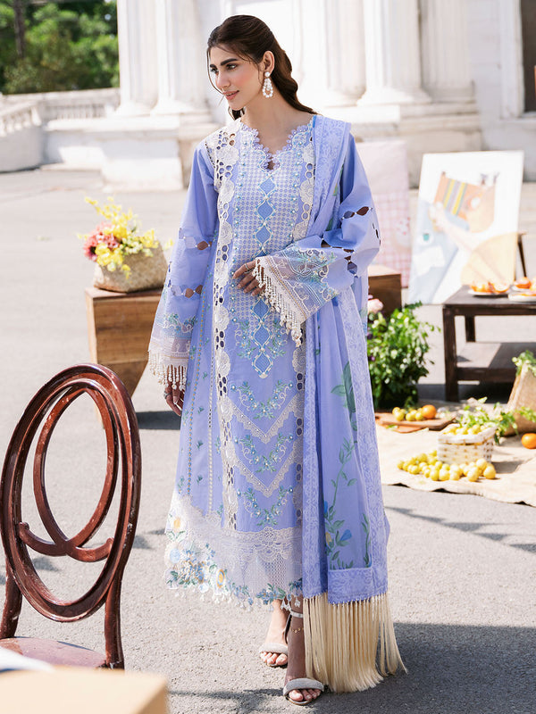 Bin Ilyas | Clara Embroidered Lawn 24 | 213 - A - Hoorain Designer Wear - Pakistani Designer Clothes for women, in United Kingdom, United states, CA and Australia