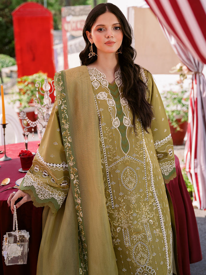 Bin Ilyas | Clara Embroidered Lawn 24 | 211 - A - Hoorain Designer Wear - Pakistani Designer Clothes for women, in United Kingdom, United states, CA and Australia