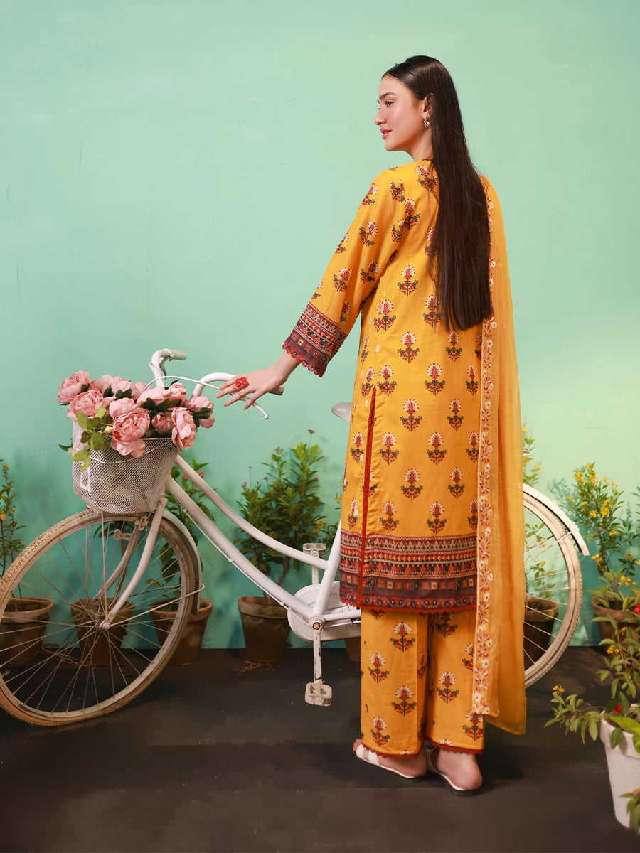 Salitex | Izel Lawn 24 | LUXURY LAWN EMBROIDERED SUIT