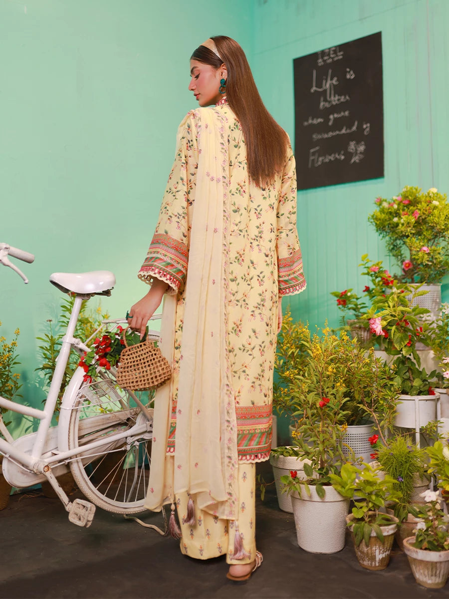 Salitex | Izel Lawn 24 | LUXURY LAWN EMBROIDERED SUIT