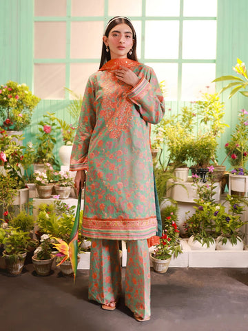 Salitex | Izel Lawn 24 | LUXURY LAWN EMBROIDERED SUIT