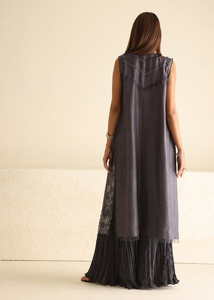 Umsha | Luxury Pret | AURORA GREY - Pakistani Clothes for women, in United Kingdom and United States